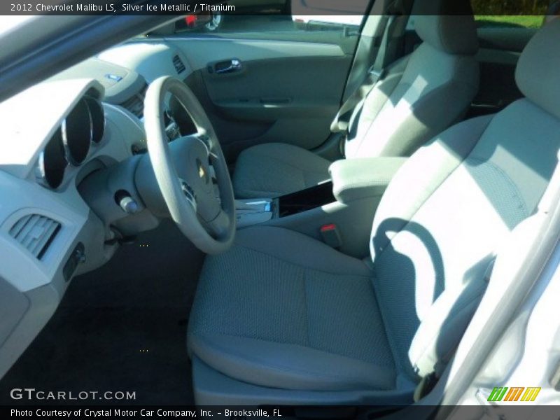 Silver Ice Metallic / Titanium 2012 Chevrolet Malibu LS