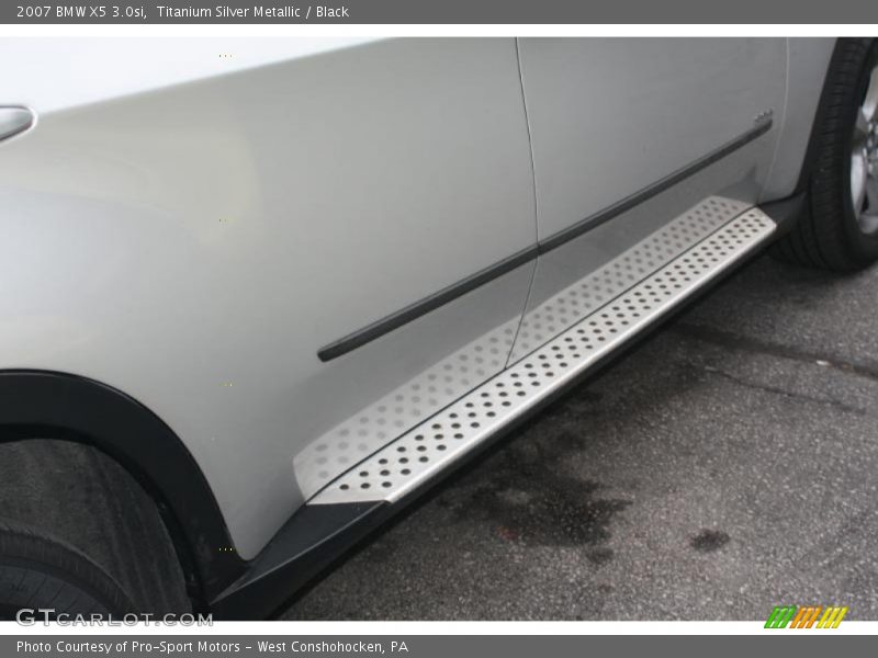 Titanium Silver Metallic / Black 2007 BMW X5 3.0si