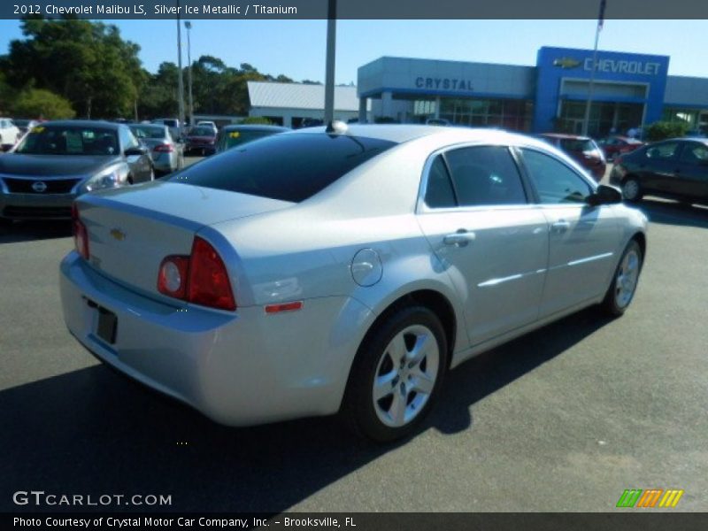 Silver Ice Metallic / Titanium 2012 Chevrolet Malibu LS