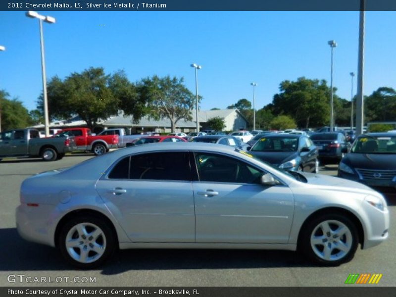 Silver Ice Metallic / Titanium 2012 Chevrolet Malibu LS