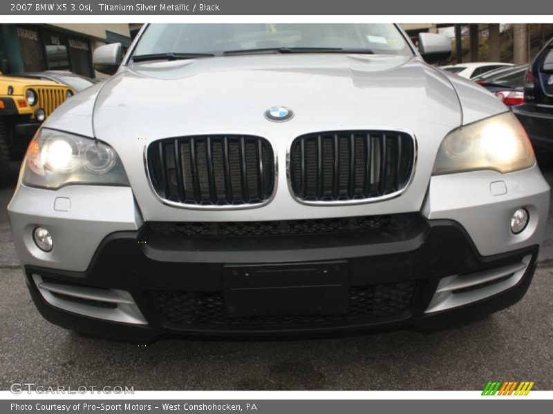 Titanium Silver Metallic / Black 2007 BMW X5 3.0si