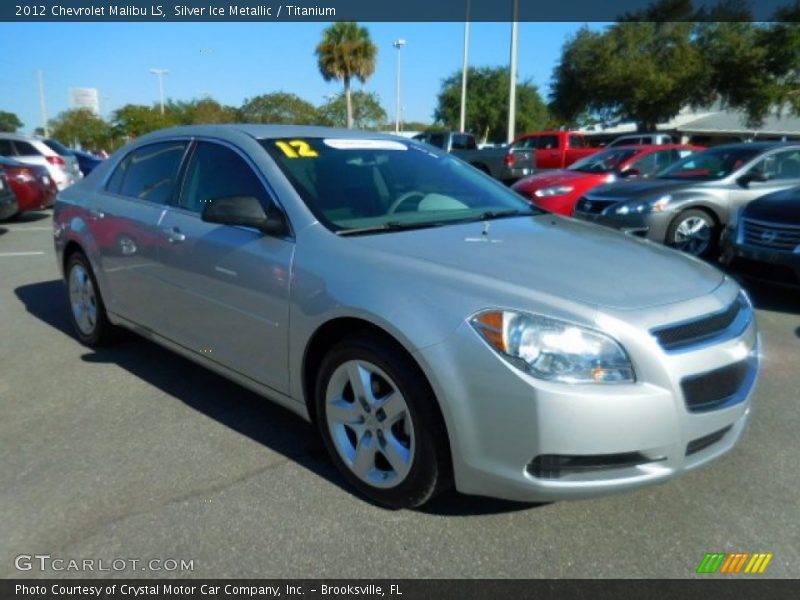 Silver Ice Metallic / Titanium 2012 Chevrolet Malibu LS