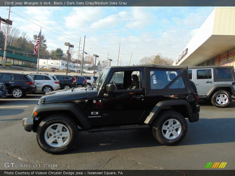 Black / Dark Slate Gray/Medium Slate Gray 2008 Jeep Wrangler X 4x4