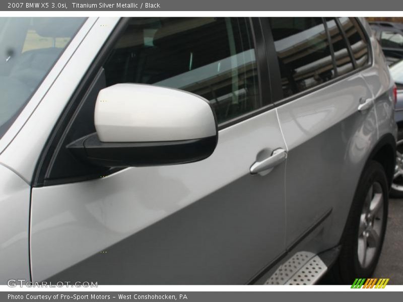 Titanium Silver Metallic / Black 2007 BMW X5 3.0si