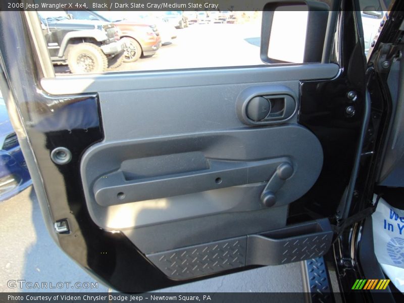 Black / Dark Slate Gray/Medium Slate Gray 2008 Jeep Wrangler X 4x4