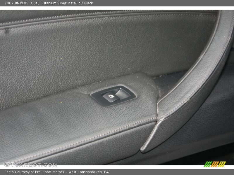 Titanium Silver Metallic / Black 2007 BMW X5 3.0si