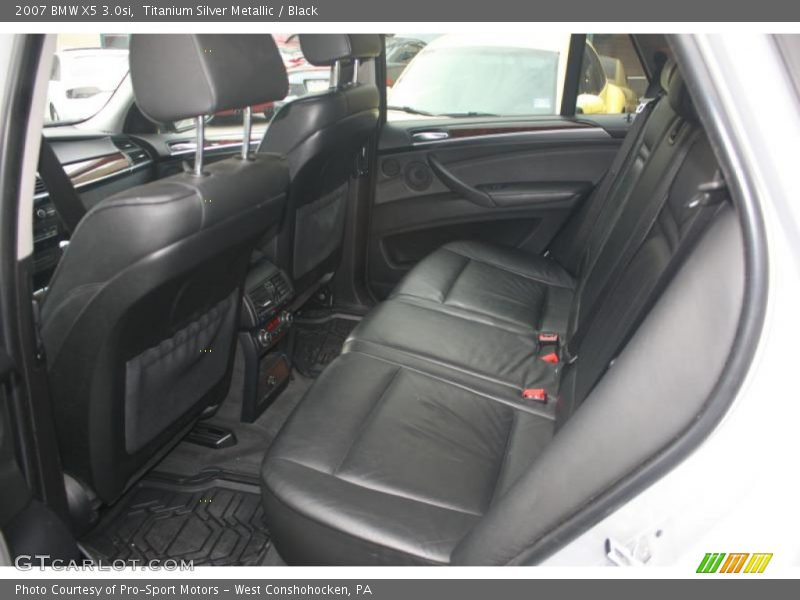 Titanium Silver Metallic / Black 2007 BMW X5 3.0si