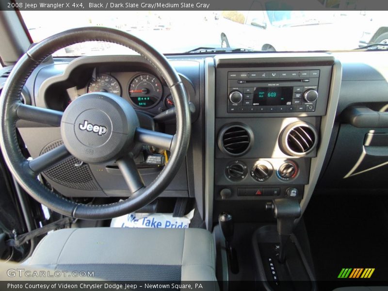 Black / Dark Slate Gray/Medium Slate Gray 2008 Jeep Wrangler X 4x4