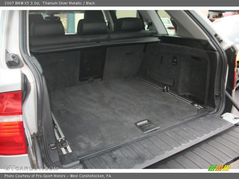 Titanium Silver Metallic / Black 2007 BMW X5 3.0si