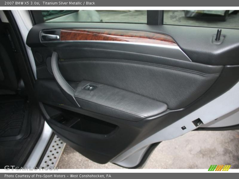 Titanium Silver Metallic / Black 2007 BMW X5 3.0si