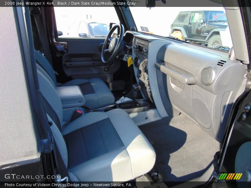 Black / Dark Slate Gray/Medium Slate Gray 2008 Jeep Wrangler X 4x4