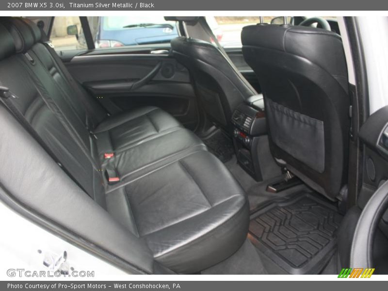 Titanium Silver Metallic / Black 2007 BMW X5 3.0si