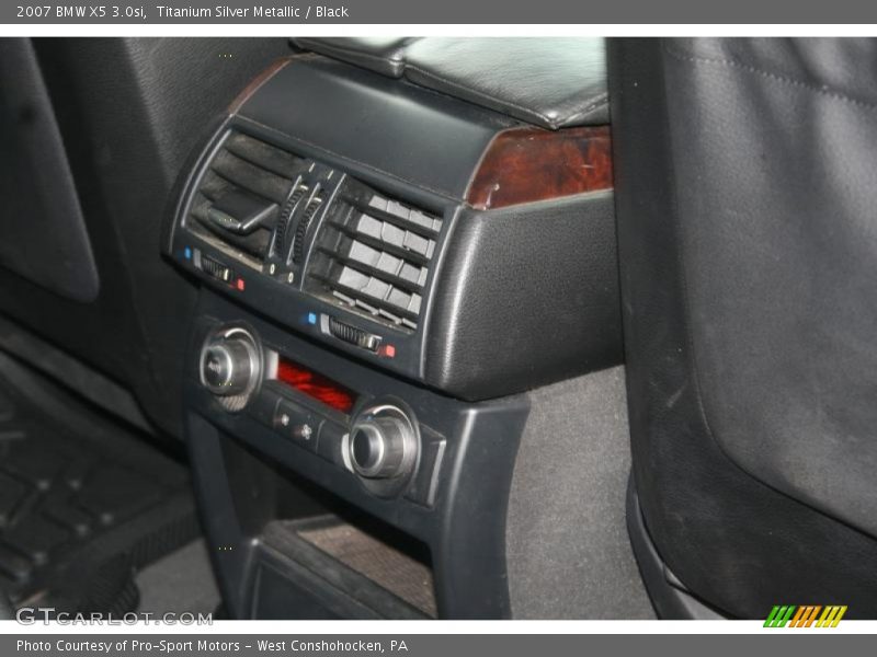 Titanium Silver Metallic / Black 2007 BMW X5 3.0si