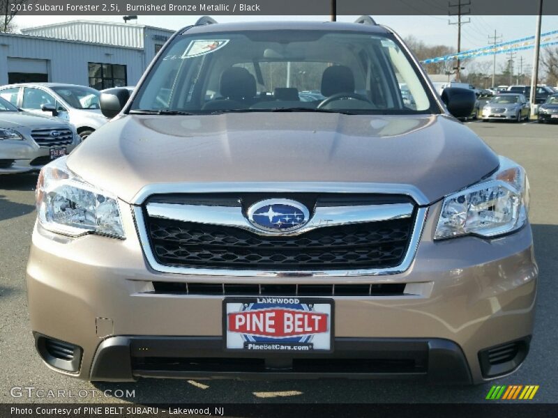Burnished Bronze Metallic / Black 2016 Subaru Forester 2.5i