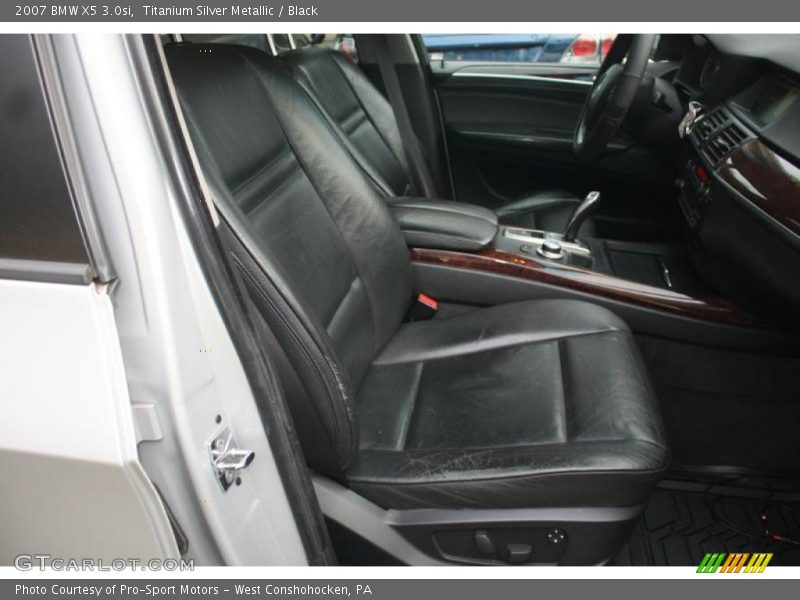 Titanium Silver Metallic / Black 2007 BMW X5 3.0si