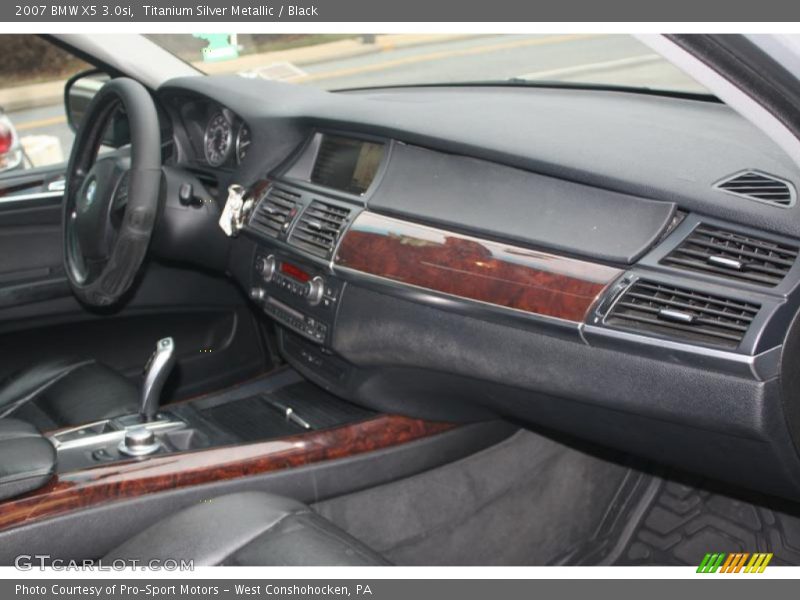 Titanium Silver Metallic / Black 2007 BMW X5 3.0si