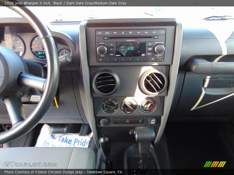 Black / Dark Slate Gray/Medium Slate Gray 2008 Jeep Wrangler X 4x4