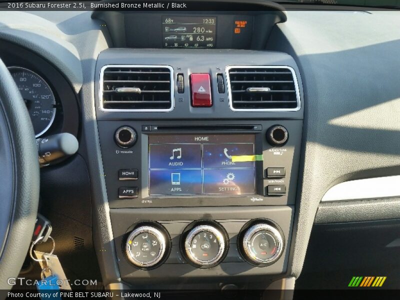 Burnished Bronze Metallic / Black 2016 Subaru Forester 2.5i