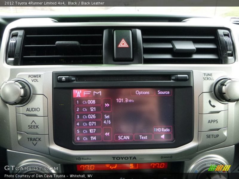 Black / Black Leather 2012 Toyota 4Runner Limited 4x4