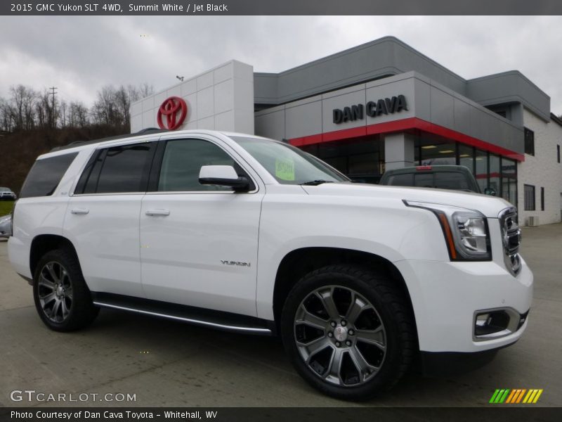 Summit White / Jet Black 2015 GMC Yukon SLT 4WD