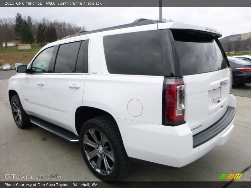 Summit White / Jet Black 2015 GMC Yukon SLT 4WD