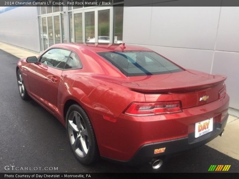 Red Rock Metallic / Black 2014 Chevrolet Camaro LT Coupe