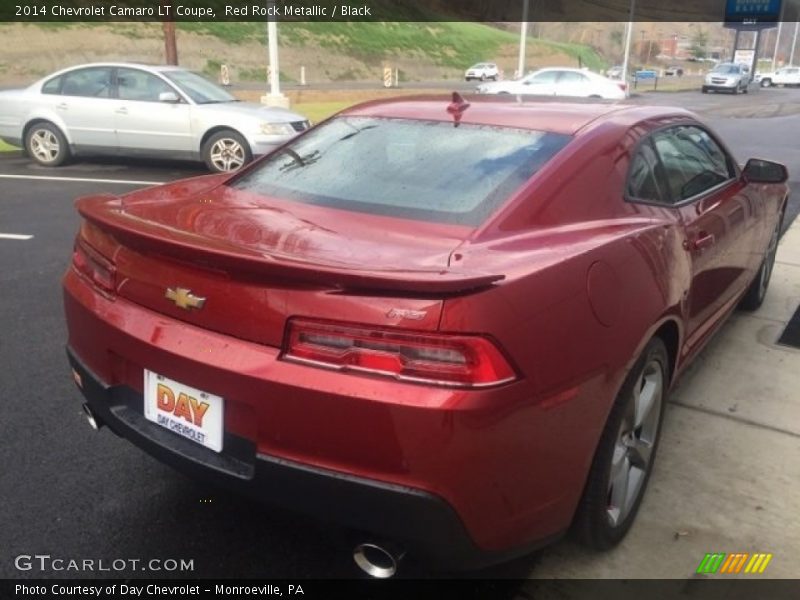Red Rock Metallic / Black 2014 Chevrolet Camaro LT Coupe