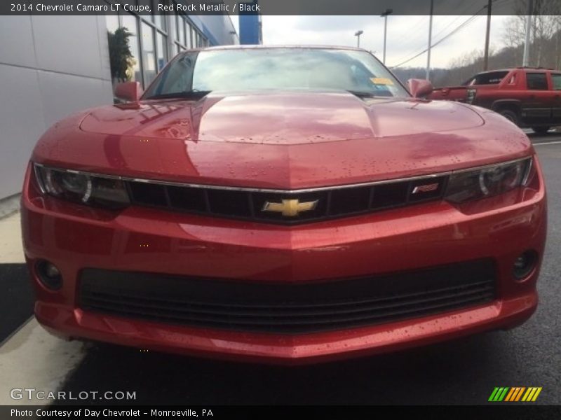 Red Rock Metallic / Black 2014 Chevrolet Camaro LT Coupe