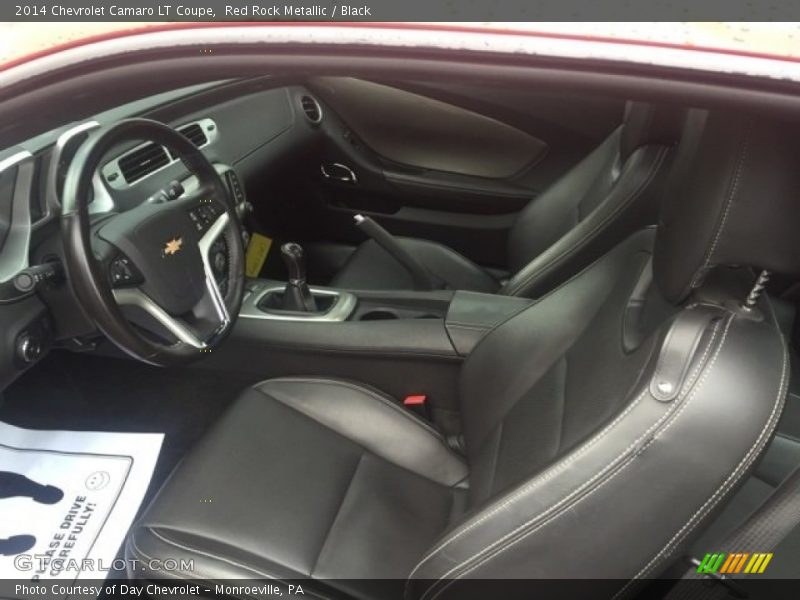 Red Rock Metallic / Black 2014 Chevrolet Camaro LT Coupe