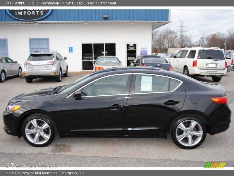 Crystal Black Pearl / Parchment 2013 Acura ILX 2.0L Technology