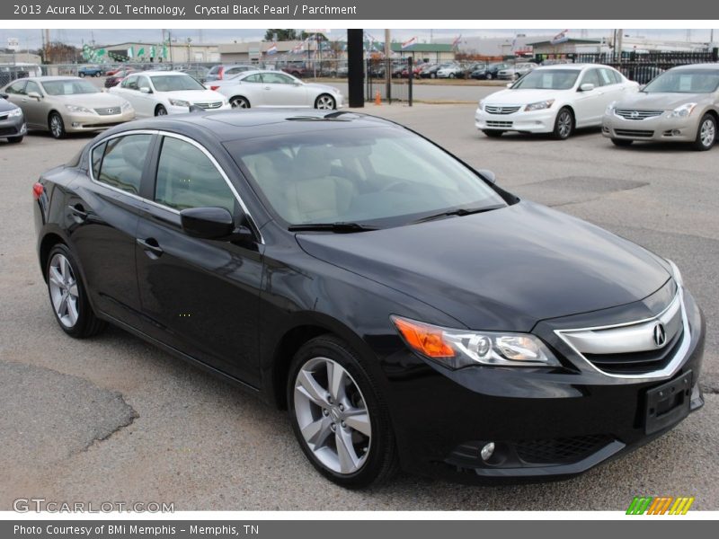 Crystal Black Pearl / Parchment 2013 Acura ILX 2.0L Technology