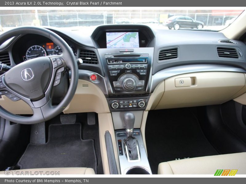 Crystal Black Pearl / Parchment 2013 Acura ILX 2.0L Technology