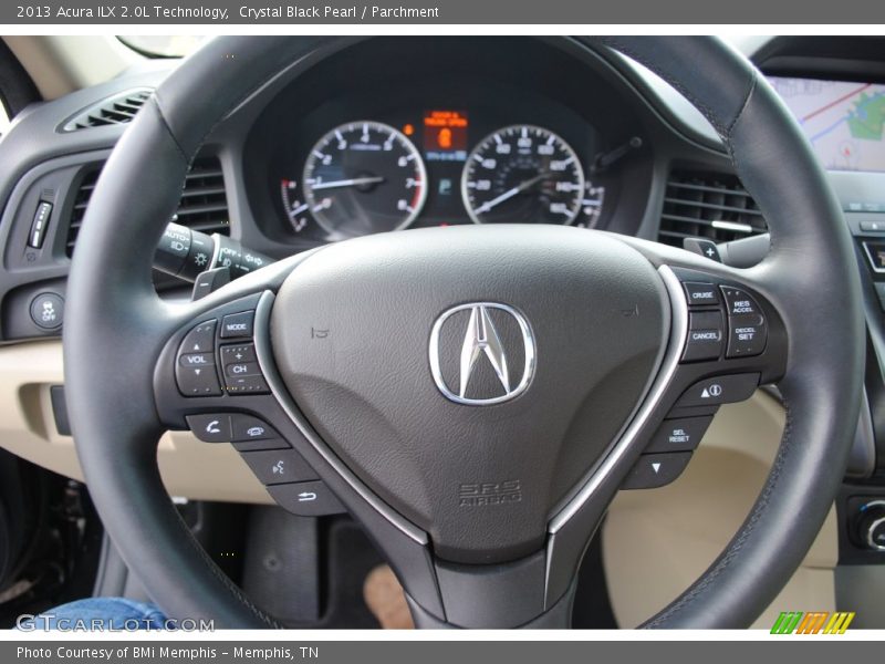 Crystal Black Pearl / Parchment 2013 Acura ILX 2.0L Technology