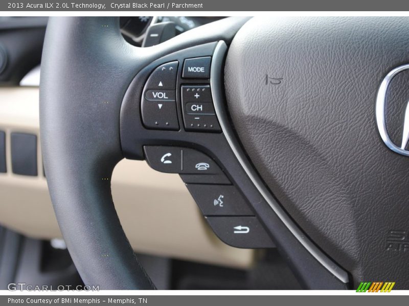 Crystal Black Pearl / Parchment 2013 Acura ILX 2.0L Technology