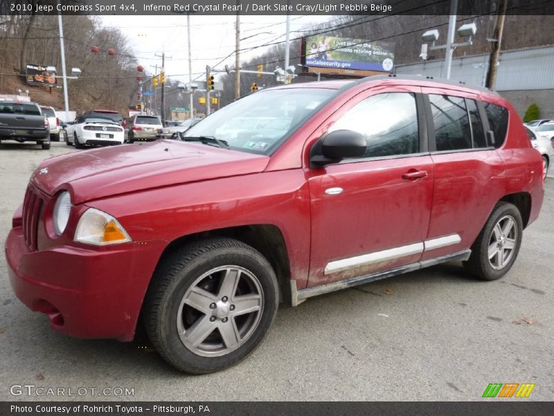 Front 3/4 View of 2010 Compass Sport 4x4