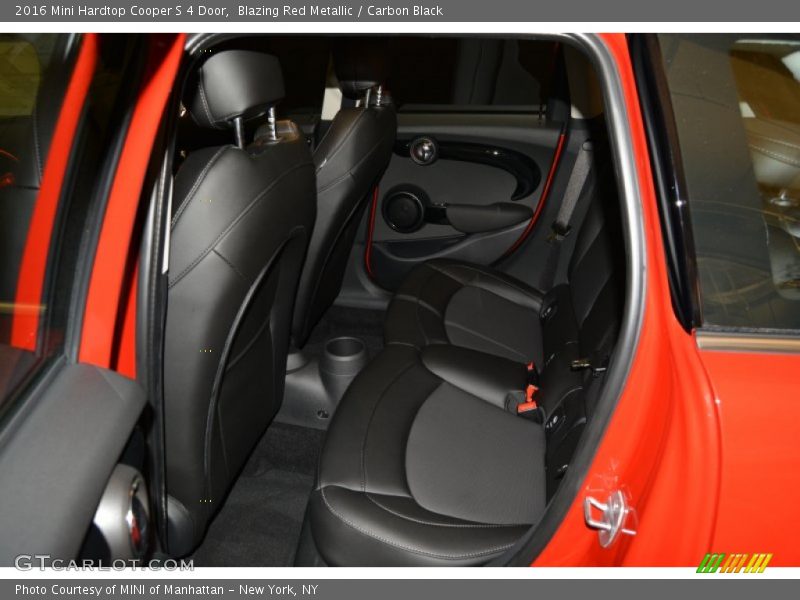 Blazing Red Metallic / Carbon Black 2016 Mini Hardtop Cooper S 4 Door
