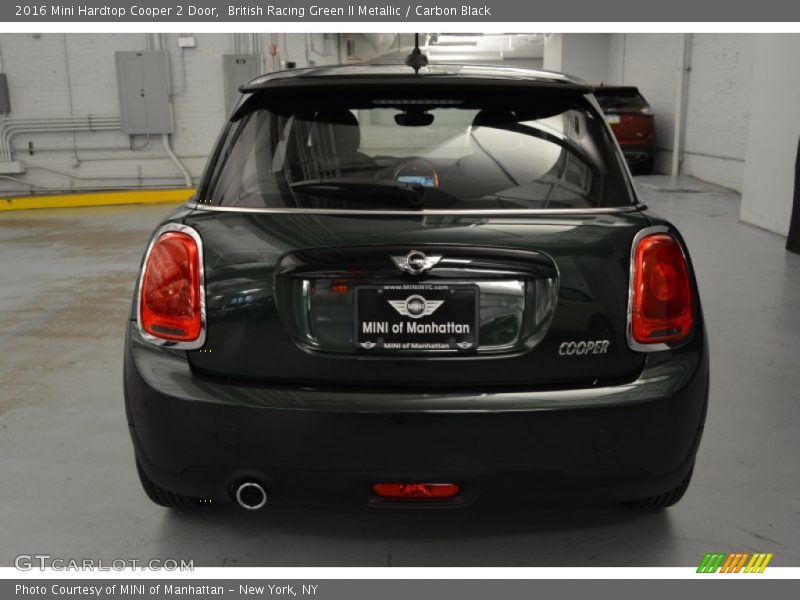 British Racing Green II Metallic / Carbon Black 2016 Mini Hardtop Cooper 2 Door