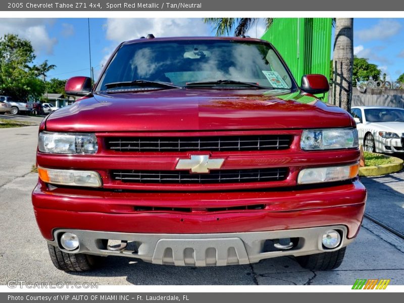 Sport Red Metallic / Tan/Neutral 2005 Chevrolet Tahoe Z71 4x4