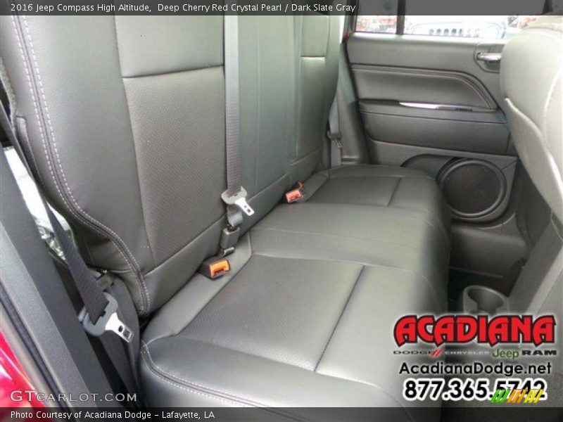 Deep Cherry Red Crystal Pearl / Dark Slate Gray 2016 Jeep Compass High Altitude