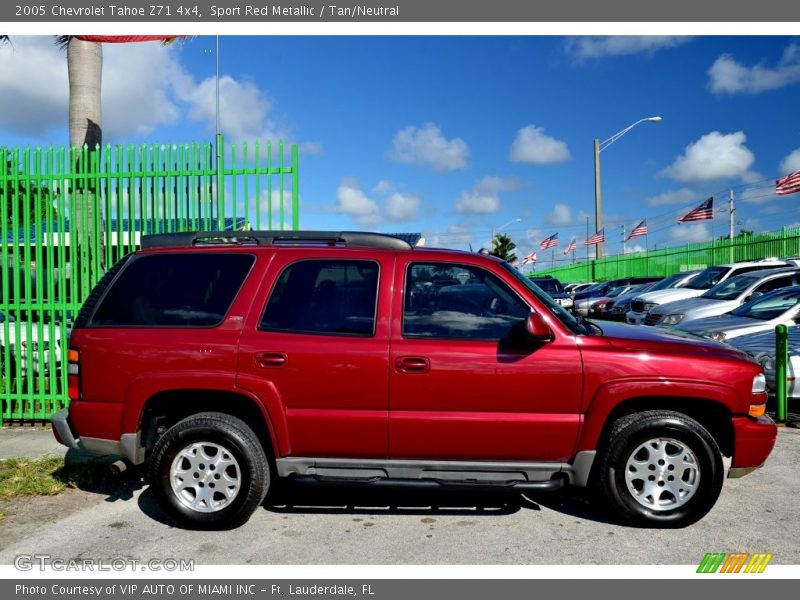 Sport Red Metallic / Tan/Neutral 2005 Chevrolet Tahoe Z71 4x4