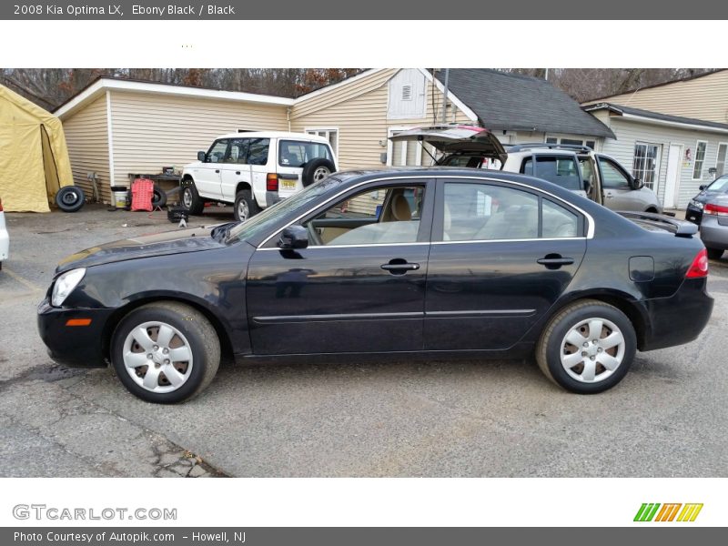 Ebony Black / Black 2008 Kia Optima LX