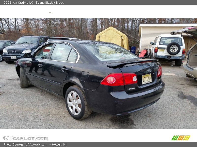 Ebony Black / Black 2008 Kia Optima LX