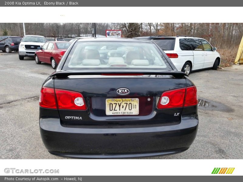 Ebony Black / Black 2008 Kia Optima LX