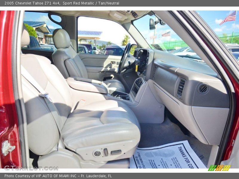 Sport Red Metallic / Tan/Neutral 2005 Chevrolet Tahoe Z71 4x4