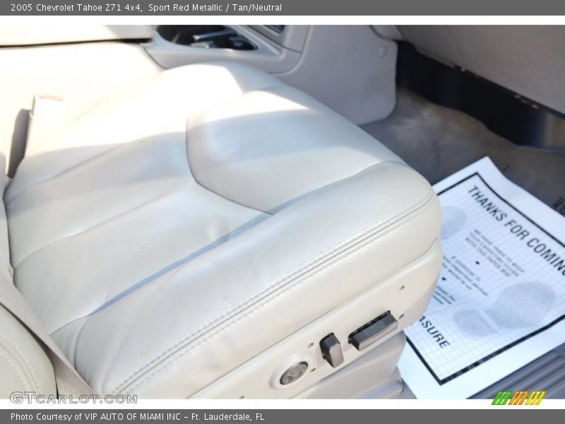 Sport Red Metallic / Tan/Neutral 2005 Chevrolet Tahoe Z71 4x4