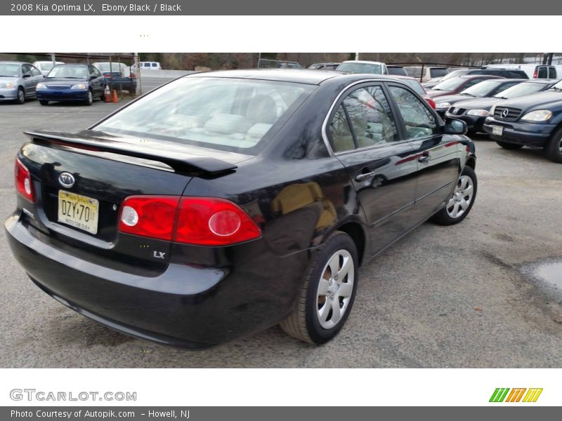 Ebony Black / Black 2008 Kia Optima LX