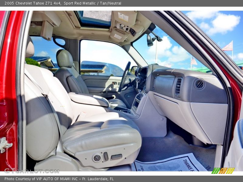 Sport Red Metallic / Tan/Neutral 2005 Chevrolet Tahoe Z71 4x4