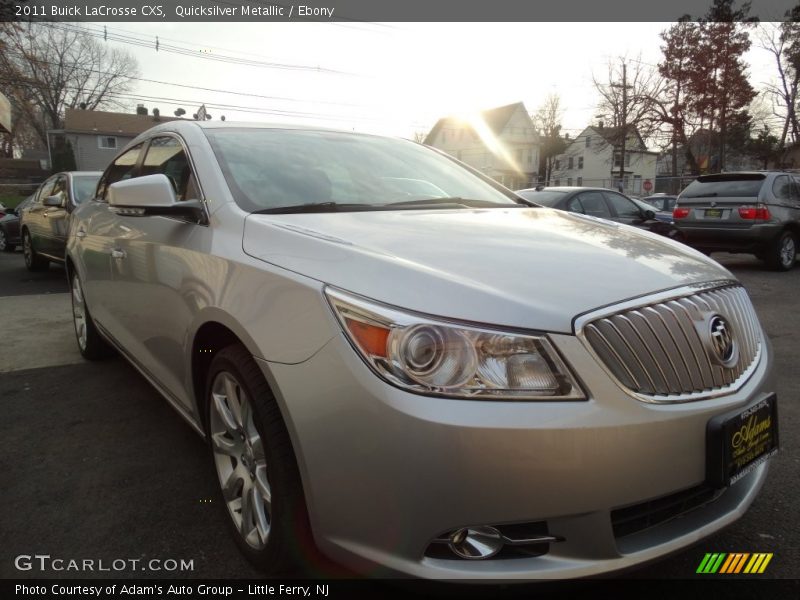 Quicksilver Metallic / Ebony 2011 Buick LaCrosse CXS