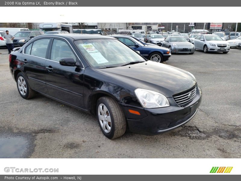 Ebony Black / Black 2008 Kia Optima LX