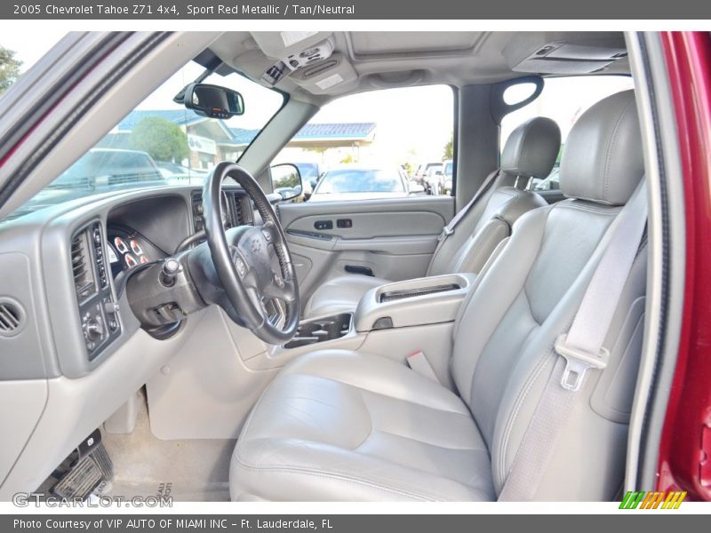 Sport Red Metallic / Tan/Neutral 2005 Chevrolet Tahoe Z71 4x4